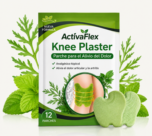 Caja de parches ActivaFlex para aliviar molestias de rodilla